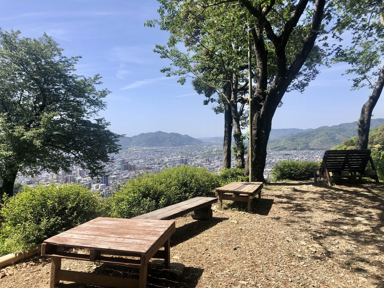 高嶺城跡　展望台